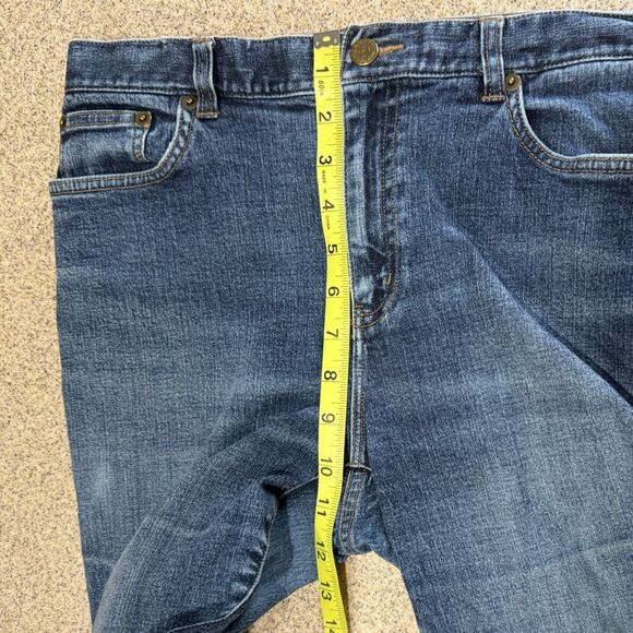 RALPH LAUREN JEANS CO Sz 8P High Rise Straight Leg Blue Denim Women - Picture 8 of 9